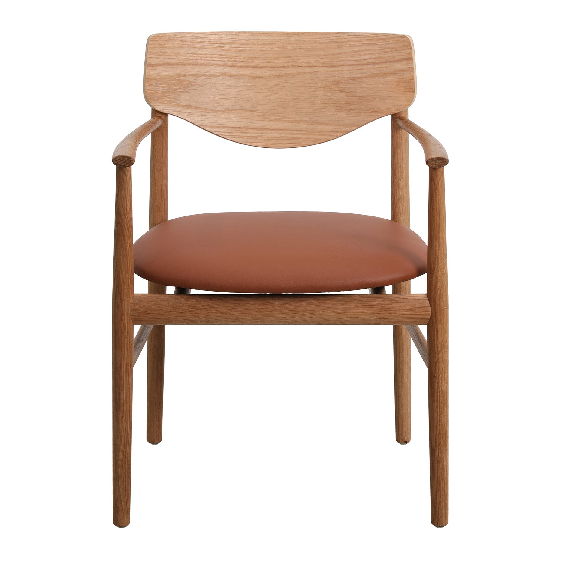 Celeste Esszimmerstuhl mit Armlehnen - Leder